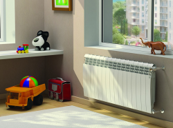 Биметаллический радиатор отопления Royal Thermo BiLiner 350 4 секции Bianco Traffico