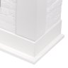 Каминокомплект Firelight Prestigio 25 с очагом Electrolux EFP/P-2520LS камень белый/шпон белый дуб