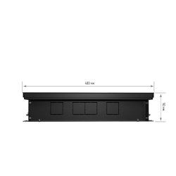 Внутрипольный конвектор Royal Thermo Atrium 90/400/2300-DG-U-NA