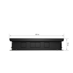 Внутрипольный конвектор Royal Thermo Atrium 90/400/2800-DG-U-NA