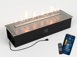 Автоматический биокамин Good Fire 900 RC INOX АБК-900 RC INOX