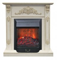 Каминокомплект RealFlame Anita corner STD/EUG WTG с очагом Majestic Lux Black S