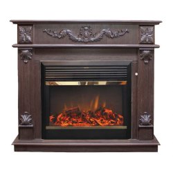 Каминокомплект RealFlame Philadelphia 25,5/26 DN с очагом MoonBlaze LUX Brass