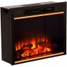 Каминокомплект Interflame Экстер угловой средний дуб с очагом Sirius 30 LED FX Brass